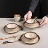 Conjunto de Pratos Imitando Porcelana de Grau Alimentício Conjunto Especial de Quatro Peças de Melamina para Restaurante de Hot Pot da Culinária de Hunan Venda por Atacado