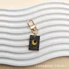 Accesorios para Tarot del Diablo DIY Brújulas de Sol y Luna Estrella Calavera Llavero para Tarjeta AirPods Bolsa Colgante Pequeño