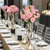 Venda Quente Transfronteiriça Castiçal de Rosa Decoração de Mesa Casamento Decoração de Feriado Ano Novo Decoração de Casa
