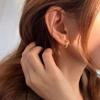 Aretes de Gota de Agua ins Trendy Simple de Alta Gama Plata Esterlina 925 Aretes para Mujer Corea Viento Frío Personalidad 2022 Nuevo