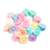 Cuentas Acrílicas Cuentas Estrella Color Macarrón Cuentas Sueltas Pulsera Materiales DIY Accesorios para Cuentas