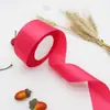 Fita de cetim de 4cm, fita vermelha colorida, fita para DIY, material de rosa, decoração de seda, embalagem de presente para bolo atacado