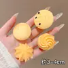 Clipes de Cabelo Fofos de Mini Sorvete para Crianças, Presilhas Divertidas e Criativas para Franja, Acessório de Cabelo Criativo e Único