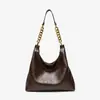 Bolsa Tote de Alta Gama Estilo Coreano para Mujer, Bolso de Hombro de Gran Capacidad para el Trabajo, Bolso Cruzado Nuevo de Piel Suave, Bolso de Cadena