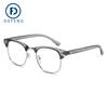 Defeng 5161 armazón de lentes con luz azul para hombres y mujeres, lente plana, se puede equipar con miopía 3016