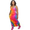 A7096 Vestido Estampado Slim Fit Roupa para Boate