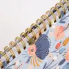 Caderno Espiral Inglês Americano Exclusivo Transfronteiriço Bloco de Notas Amazon A5 Alça de Flor Diário Logo Personalizado