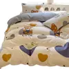 Juego de ropa de cama de tres piezas, juego de regalo, sábana de algodón con aloe vera, funda de edredón, juego de sábanas de cuatro piezas, fabricante mayorista de dropshipping