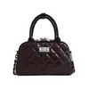 Bolso pequeño elegante de alto valor 2026 Otoño nueva moda bolso de un solo hombro cruzado cadena de rombos bolso cuadrado pequeño de personalidad