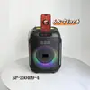 Novo Modelo Caixa de Som Portátil RGB Individual de 6,5 polegadas para Dança Quadrada, Caixa de Som Bluetooth para Karaokê ao Ar Livre, Caixa de Som Cilíndrica Móvel