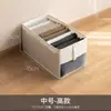 Caja de Almacenamiento para el Hogar Cajón de Gran Capacidad Tipo Armario Caja de Almacenamiento de Tela para Ropa Pantalones Organización con Compartimentos Caja de Almacenamiento