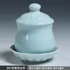 Copo de Água Benta Branco Puro, Ornamento Budista, Copo de Lâmpada a Óleo, Copo de Oferenda Branco, Copo de Lâmpada a Óleo Transfronteiriço para Exportação com Tampa