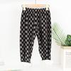 Pantalones para niños, otoño e invierno, gruesos, cálidos, holgados, informales, para niños y niñas, con cuadros