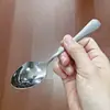 Cuchara Pequeña de Acero Inoxidable Hogareña Mango Corto Cuchara para Café Multiusos Cuchara para Snacks Pasteles Cuchara para Revolver Postres Cucharilla de Té