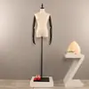 Maniquí de Tienda de Ropa Exhibición de Ventana Maniquí Femenino de Medio Cuerpo Accesorios Maniquí de Enseñanza Modelo de Exhibición para Ropa Femenina Busto Pequeño