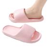2024 nuevas pantuflas para amantes del pan material eva engrosado baño baño sensación de excremento sandalias de verano al por mayor