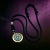Directo de fábrica: Colgante de concha Gahu de animal del zodíaco estilo antiguo, collar cultural y creativo para hombres y mujeres, accesorio de concha protector