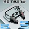 2025 Novo Modelo Privado Fone de Ouvido Bluetooth Sem Fio para Pendurar no Pescoço Esportivo Display Digital Ksong Retorno de Voz Longa Duração Redução de Ruído Confortável