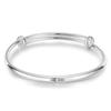 Noria pie plata plata esterlina paz alegría pulsera joyería damas alto sentido simple nicho Joker nuevo mayoreo