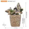 Gran Tanque de Agua para Piscicultura de Método Antiguo Rural Adornos de Agua Corriente Fuente de Paisaje de Agua en Circulación Decoración de Patio Exterior Balcón