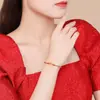 Pulsera de Cuerda Roja Año del Dragón 2024 Hebilla de Dragón Año de Vida Dorada Pulsera de Cuerda para la Vida Pulsera de Cuerda para la Mano Amuleto de Pareja