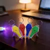 Chaveiro LED Colorido Luz Detector de Dinheiro UV Ultravioleta Plástico Pequeno Pingente Formatura Dia das Crianças Presente Empresarial
