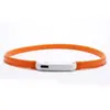 USB recarregável tubo de silicone LED lâmpada luminosa contas luminosa pet coleira anel de cão colar gato