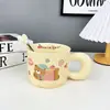 Taza de Recuerdo, Taza de Estilo Lindo, Taza de Cerámica de Aspecto Elegante con Tapa y Cuchara, Taza de Regalo de Graduación
