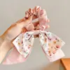 Scrunchie de Renda Estilo Coreano para Mulheres 2026 Novo Estilo Elástico de Cabelo Estilo Preguiçoso Corda de Cabelo Grande Acessório para Coque Flor de Cabelo