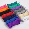 Cordones Redondos de 4 mm Adecuados para Zapatos de Coco, Zapatos Deportivos Casuales Antideslizantes para Senderismo al Aire Libre, Cordón de Zapato Negro y Blanco