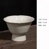 Taza de Té de Cerámica de Ceniza Taza Maestra Taza Individual Taza de Té Kung Fu Taza de Pu'Er Taza de Té Estilo Chino para el Hogar Uso Personal