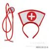Accesorios de Disfraz de Halloween Disfraz de Doctor Artificial Cosplay Accesorios de Enfermera Fiesta de Bar Uniforme de Enfermera