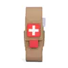 Bolsa Táctica de Primeros Auxilios para Exteriores Bolsa para Accesorios de Torniquete Molle Bolsa de Almacenamiento para Tijeras Médicas Cubierta Protectora Bolsa para Linterna