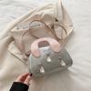 Bolso de Mano de Diseño Exclusivo con Bloques de Color para Mujer 2026 Nuevo de Moda Genial Bolso de Concha Plateada Bolso de Hombro Versátil Bolso Cruzado