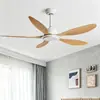 Ventilador de Techo Nórdico de Alta Potencia con Frecuencia Variable para Uso Industrial, Comercial y Doméstico, Ventilador Eléctrico de Restaurante, Silencioso, Sin Luz, Ventilador de Techo Retro