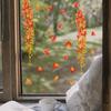 DJ1511-YY Adhesivo de pared otoñal con hojas de arce caídas, adhesivo de ventana de vid, adhesivo de vidrio estático, adhesivo de pared decorativo para el hogar