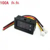 DC0-100V1A 10A 50A 100A LED DC pantalla dual medidor digital de corriente y voltaje cabezal de medidor digital
