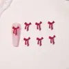 Accesorios pequeños de moño para decoración de uñas, piezas pequeñas de resina, materiales para manualidades, decoraciones versátiles de moño para uñas