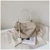 Bolso de mano de estilo casual transfronterizo, nuevo bolso tote vintage de gran capacidad para mujer, versátil bolso de hombro y cruzado, moderno
