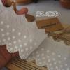 Bordado de hilo de algodón unilateral de alta calidad, encaje de algodón puro, material para ropa, accesorios de costura para cuello y mangas DIY