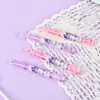 Tubo de Ensayo Agua con Burbujas Serie de Salsas Dulces y Frescas Mini Varita de Burbujas de Dibujos Animados Lindos Agua Portátil para Hacer Burbujas para Estudiantes de Primaria y Secundaria