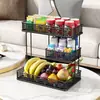 Bandeja de Frutas Sala de Estar Mesa de Café Hogar Bandeja de Frutas Multicapa Cesta de Almacenamiento Estante de Almacenamiento de Frutas Bandeja de Almacenamiento de Snacks Cesta de Frutas