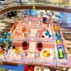Castelo Inflável Grande Cênico Trampolim Infantil Novo Castelo Travesso Tobogã Grande Parede de Escalada Labirinto Chong Fora de Campo