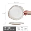 Estilo Retro Bol de Forma Especial Estilo Japonés Bol de Cerámica Venta al por Mayor Temperatura Variable del Horno Vajilla Plato Bol para Verduras del Hogar Bol Salah Plato para Verduras