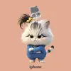 Tapón de Polvo para Teléfono Acrílico Tipo Colgante de Gato Pequeño Enojado 2D Popular Transfronterizo Tipo-C