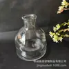 Botella de perfume de vidrio transparente de 150 ml al por mayor 2000G botella vacía de vidrio con barriga botella de fragancia para el hogar decoración cubierta de silicona