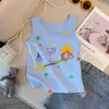 Chaleco de Algodón Puro para Niñas 2026 Verano Tendencia Sin Mangas para Niños Mayores, Adecuado para Usar Tanto por Dentro como por Fuera