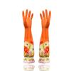 Tareas de cocina, Limpieza, Lavandería, Lavar platos, Guantes para lavar platos de goma de látex de una sola capa con cordón de tira recta de PVC, Artículos de protección para el hogar