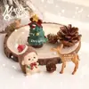 Adornos de Navidad, Pequeños Regalos Atmosféricos, Decoraciones para Escritorio de Oficina, Árbol de Navidad, Regalos de Papá Noel y Renos