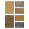 Piso de Plástico PVC de Colagem Seca, Impermeável e Antiderrapante, Lâmina LVT com Padrão de Carpete Doméstico, Espessado, Resistente ao Desgaste, Retardante de Chama, Padrão de Madeira